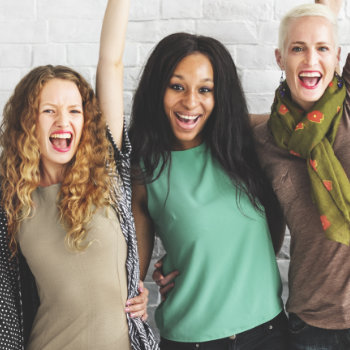 Group of Women Happiness Cheerful