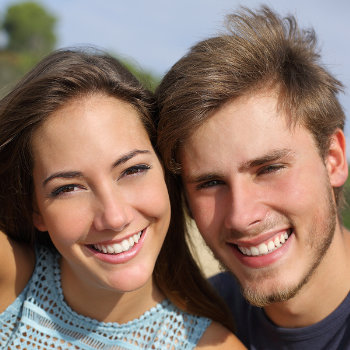 couple Photographing A Selfie